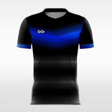 black sublimated soccer jersey
