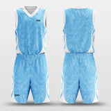 blue basketball jersey kit