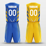      blue custom basketball jersey