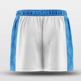 blue training shorts