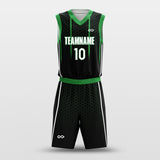 crocodile green custom basketball jersey