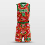 DongBei Flower2 - Customized Basketball Jersey Set Sublimated