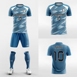   custom blue soccer jerseys kit