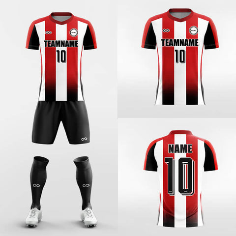 Promising-Custom Soccer Jerseys Kit Sublimated Design