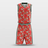 DongBei Flower1 - Customized Basketball Jersey Set Sublimated