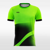 green and black gradient jersey for women