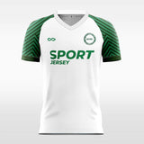  green custom soccer jersey