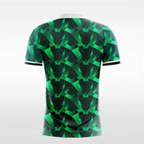 green custom sublimated soccer jersey
