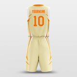 orange custom basketball jersey