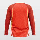 orange long sleeve jersey