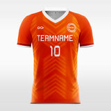 orange soccer jersey for men sublimation