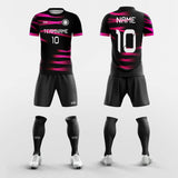 pink custom soccer jerseys kit