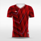 red gradient soccer jerseys for women