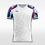  sublimated gray soccer jersey