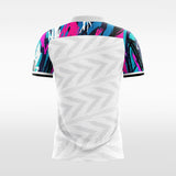 sublimated white soccer jersey
