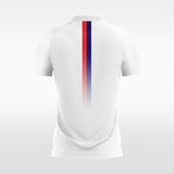  sublimated white soccer jersey