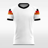 sublimation white soccer jersey