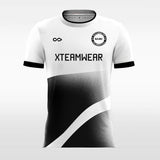 white and black soccer jerseys
