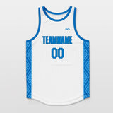 Ice Crystals - Customized Basketball Jersey Top Design