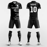 White Ink Stripe - Custom Soccer Jerseys Kit Sublimated Design