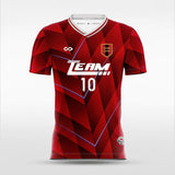 Red Diamond - Women Custom Soccer Jerseys Design Gradient