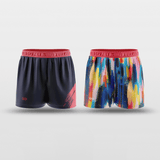 Colorful Black - Customized Reversible Training Shorts