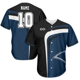 Black Hole - Customized Men's Sublimated Button Down Baseball Jersey