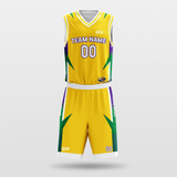 Yellow Armor Basketball Set Design