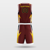 Red Armor Sublimated Basketball Set