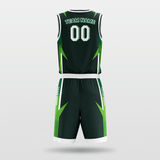 Green Armor Customized Basketball Set