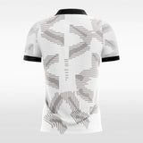 Custom White Stripe Sublimated Soccer Jersey Mockup