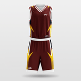 Red Armor Sublimated Basketball Team Set