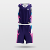 Purple Armor Sublimated Basketball Team Set