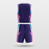 Purple Armor Customized Basketball Set