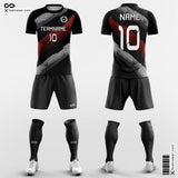 Armor soccer jerseys kit black