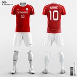 Red Soccer Jersey for High School