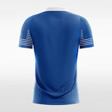 Custom Blue Men's Sublimated Soccer Jersey Mockup