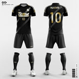 Retro Gold - Custom Soccer Jerseys Kit Sublimated for University
