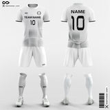Color Block Soccer Jersey Custom Design Grey