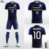 Dark Blue Soccer Jersey Kit for League