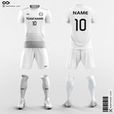 Vintage White - Custom Soccer Jerseys Kit Sublimated for League